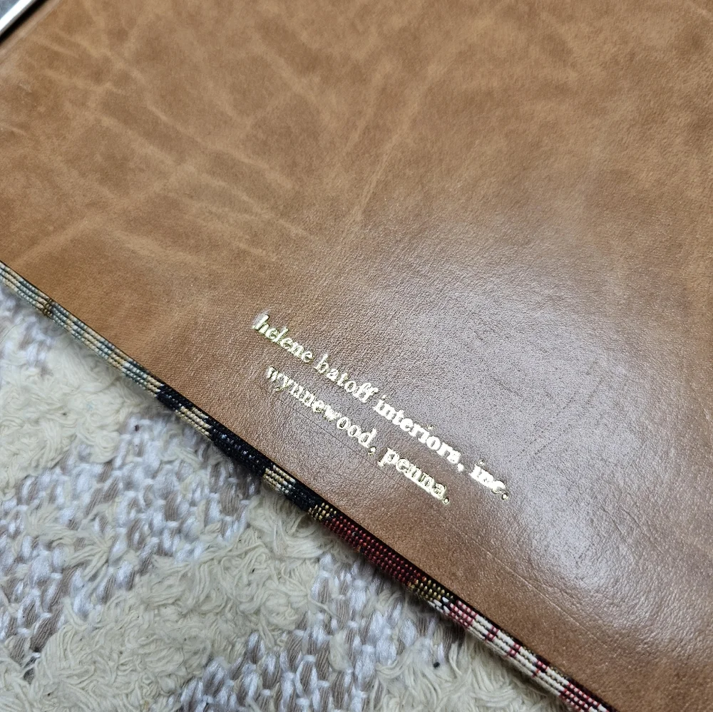 VTG Helene Batoff Interiors Tapestry Binder